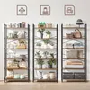 Bücherregal, 6-Stöckiges Bücherregal Mit Stahlrahmen, Hohe Produktbild-Vorschau 12