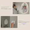 Lustro łazienkowe S'AFIELINA 75 x 55 cm z oświetleniem Podgląd zdjęcia produktu 5