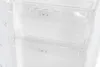 The interior of a refrigerator with two transparent shelves. Produktbild-Vorschau
