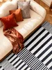 Elle Decoration Stryve Wollteppich Pulse Schwarz Weiß Produktbild-Vorschau 4