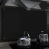 vidaXL Alzatina da cucina nera 100x60 cm in vetro temperato Anteprima dell’immagine prodotto 15