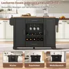 Carrello da cucina Merax, isola da cucina con piano di Anteprima dell’immagine prodotto 13