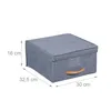 Relaxdays Aufbewahrungsbox 2er Set, je 12 l, Faltbox mit Produktbild-Vorschau 4