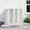 vidaXL Couverture de climatisation Blanc 110 x 50 x 105 cm Voir les images du produit 2