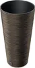 Prosperplast Blumentopf FURU SLIM Eco Wood Kaffee 25 cm Produktbild-Vorschau 1