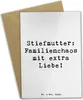 Mr. & Mrs. Panda Grußkarte Spruch Stiefmutter Liebe - Weiß Produktbild-Vorschau 1