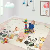 Krabbelmatte Baby Spielmatte Kinder 196x176x1cm Faltbar Produktbild-Vorschau 1