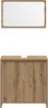 vidaXL 3-tlg. Badmöbel-Set Artisan-Eiche Holzwerkstoff Produktbild-Vorschau 7