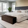 MG Design Polsterhocker Braun 45x120 cm - Stauraum 140L, Produktbild-Vorschau 2