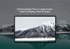 A tablet displaying a scenic mountain landscape, with text highlighting its features. Produktbild-Vorschau