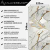 PVC Wandpaneel Duschrückwand Aurora-Gold in Marmor-Optik Produktbild-Vorschau 2