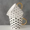 Porcelánová šálka so zlatým uchom, FAYETTE Náhľad obrázku produktu 4