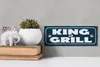 Holzschild Hinweis 27x10cm King of Grill Grillen Produktbild-Vorschau 5