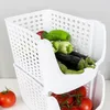 Pratico cestino in plastica bianca per frutta e verdura Anteprima dell’immagine prodotto 19