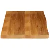 vidaXL Tischplatte mit Baumkante 110x60x2,5 cm Massivholz Produktbild-Vorschau 3