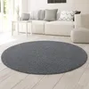 Shaggy Teppich in Grau für Wohnzimmer und Schlafzimmer – Produktbild-Vorschau 2