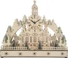 abc HOME | Schwibbogen | 14 LEDs | Uhr | Batteriebetrieben Produktbild-Vorschau 1