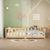 ML-Design Kinderbett 70x140 cm Natur Bodenbett für Kinder Produktbild-Vorschau 8