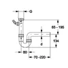 Haas Spülen-Röhrensiphon 1 1/2" DN50 mit einem Produktbild-Vorschau 2