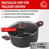 Topf MagicHome Black Marble Line, 20 cm, 2200 ml, mit Produktbild-Vorschau 2