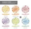 Set di 6 piatti da dessert Summer Stripes Piatti da dessert Anteprima dell’immagine prodotto 4