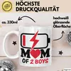 Mom Of 2 Boys Tasse Geschenk 2 Söhne Geschenkidee Mutter Produktbild-Vorschau 3