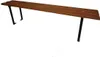 Bankbeine 2stk. 29x40cm, Farbe: schwarz pulverbeschichtet Produktbild-Vorschau 4