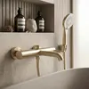 Bateria Wannowa Rea Rivo Brush Gold Podgląd zdjęcia produktu 2
