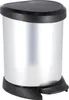 Curver Tretmülleimer Deco Oval 5L Silbern Produktbild-Vorschau 7