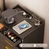 Mondeer Nachttisch mit LED-Beleuchtung & USB-Ladestation, Produktbild-Vorschau 3