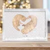 Mr. & Mrs. Panda Bilderrahmen Otter Herz - Grau Pastell - Produktbild-Vorschau 5