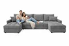 Aurelia U Wohnlandschaft – Ecksofa in U-Form mit Produktbild-Vorschau 2