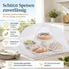 Fliegenhaube 35 x 35 x 20 cm weiß faltbare Speisehaube Produktbild-Vorschau 3