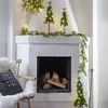 LED Tannenbaum Lummer - stehend - Tischbaum - 10 warmweiße LED - H: 45cm - Batteriebetrieb - grün Produktbild-Vorschau