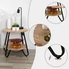 Meubles Cosy Kulatý dvoustupňový odkládací stolek v Náhled obrázku produktu 5