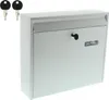 A white mailbox with two keys in front of it. Anteprima dell’immagine prodotto