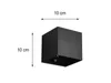 Reality Talent LED Wandleuchte  2x0,5W 10cm Schwarz Matt Produktbild-Vorschau 4