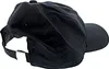 A black baseball cap shown from the back and side. Voir les images du produit