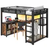 Hoogslaper 140x200 cm met geïntegreerd bureau, Productafbeelding-voorbeeld 4
