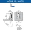GTV - SILENTO PRO Hydraulikscharnier | Innenanschlag mit Produktbild-Vorschau 3