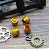 Schrader Ventilkappen; Aluminium Racing; 4er Set; Farbe: Produktbild-Vorschau 3