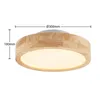 Lindby LED-Deckenlampe Lanira, Ø 30 cm, Holz, Remote, CCT Produktbild-Vorschau 5