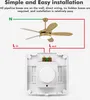 Ovladač stropního ventilátoru, stmívač ventilátoru, Náhled obrázku produktu 3