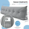 ELONEO Coussin dorsal largeur 160 cm, coussin en forme de Voir les images du produit 3