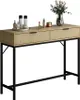 Schminktisch Vicco Lennox Eiche 100 x 75 cm mit 2 Produktbild-Vorschau 7