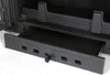 A close-up view of a black metal ash drawer with a handle, part of a fireplace insert. Anteprima dell’immagine prodotto