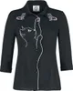 Banned Bluse Damen Snow Bird Shirt schwarz XXL Produktbild-Vorschau 1