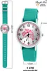Armbanduhren Mädchen mit Pferdemotiv Kinder Uhr wasserdicht Produktbild-Vorschau 3