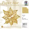 URSUS Designsterne Paper Stars "Ornament", gold Produktbild-Vorschau 1