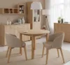 Runder Ausziehbarer Tisch für Esszimmer - 102-142 cm Produktbild-Vorschau 4